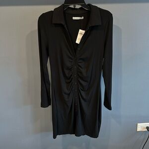 NWT Collared black Abercrombie & Fitch dress Collared black Size Medium Tall